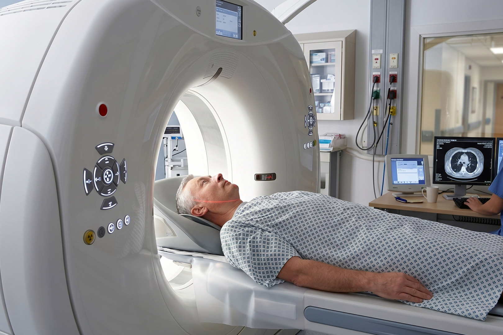 VATS for pleural effusion CT scan