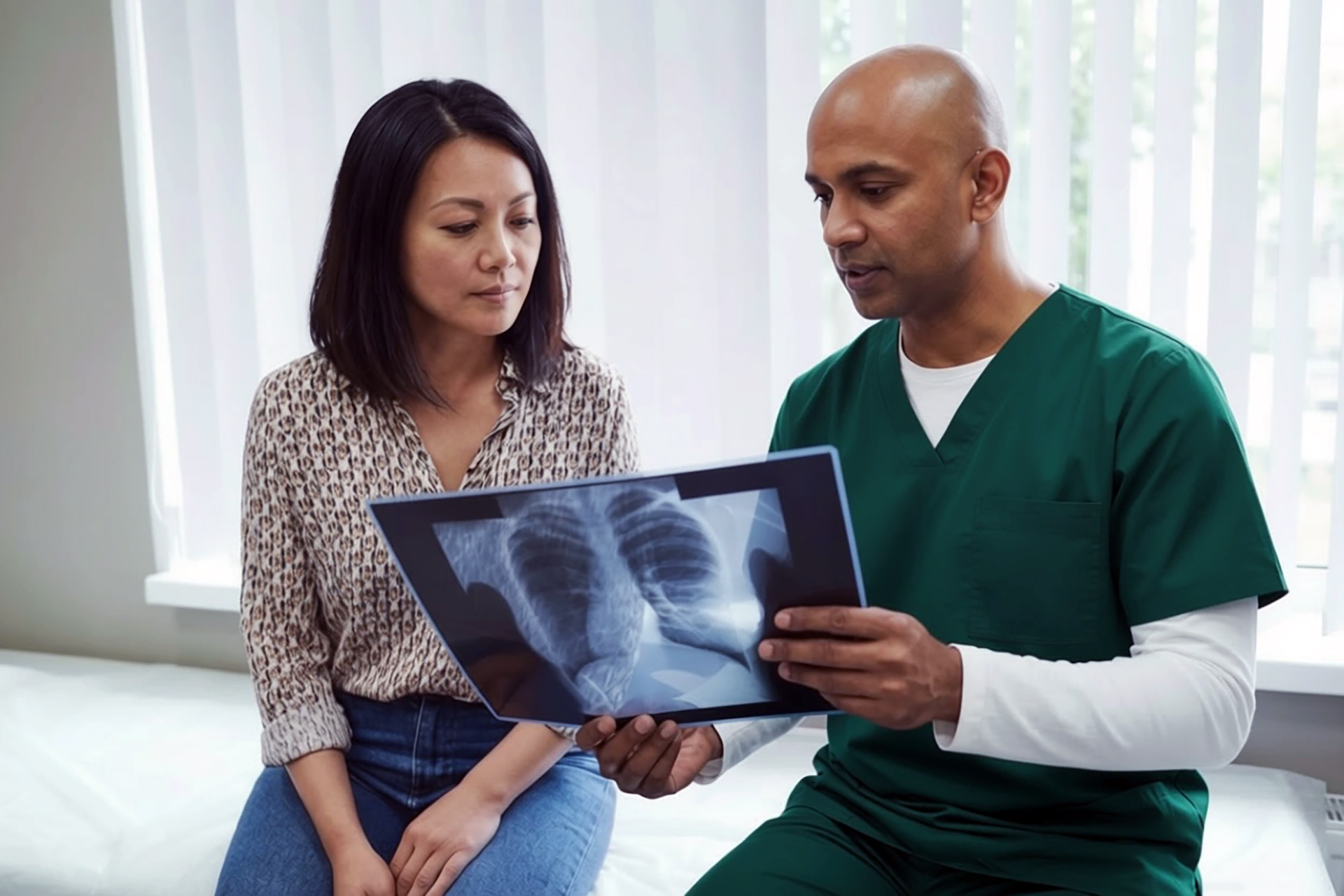 lesion on lung ct scan