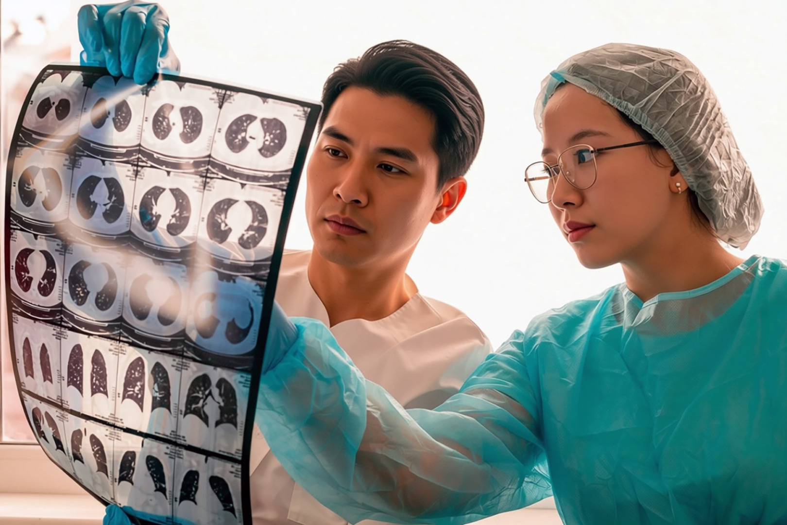 malignant lung neoplasm CT scans